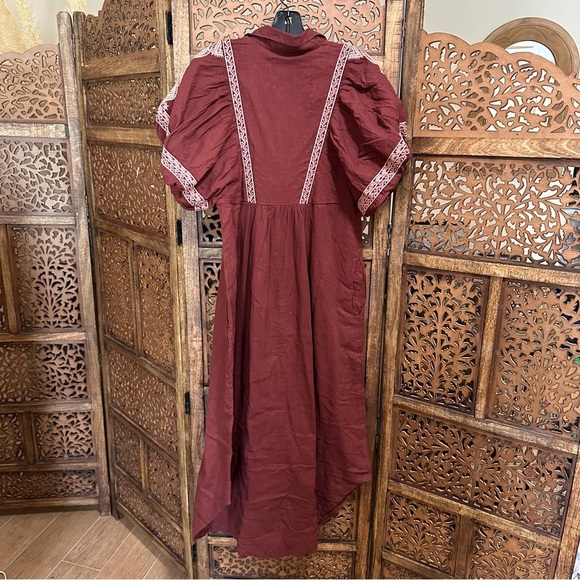 NWT Free People Samantha Shirtdress Embroidery Size Small reg $178 - Picture 6 of 6